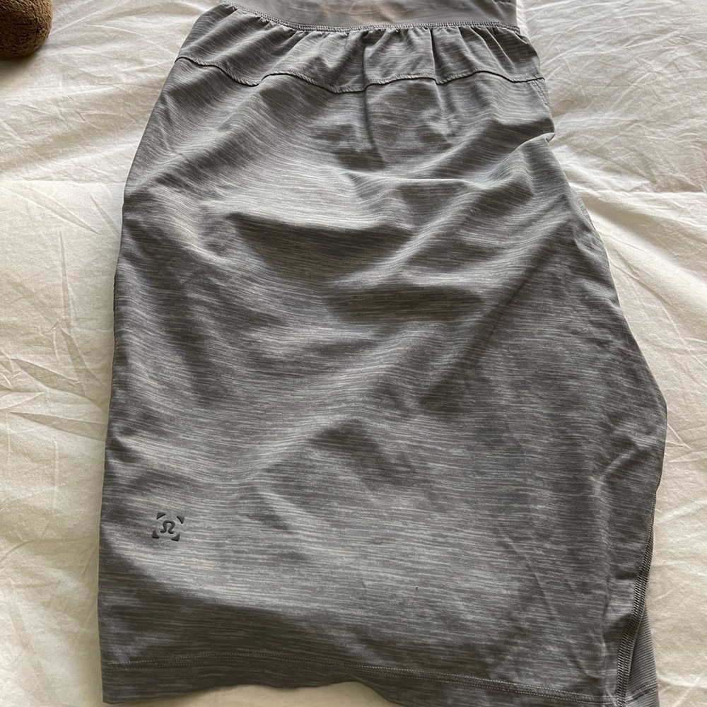 Grey Lululemon T.H.E. Short w/ Liner - 9”